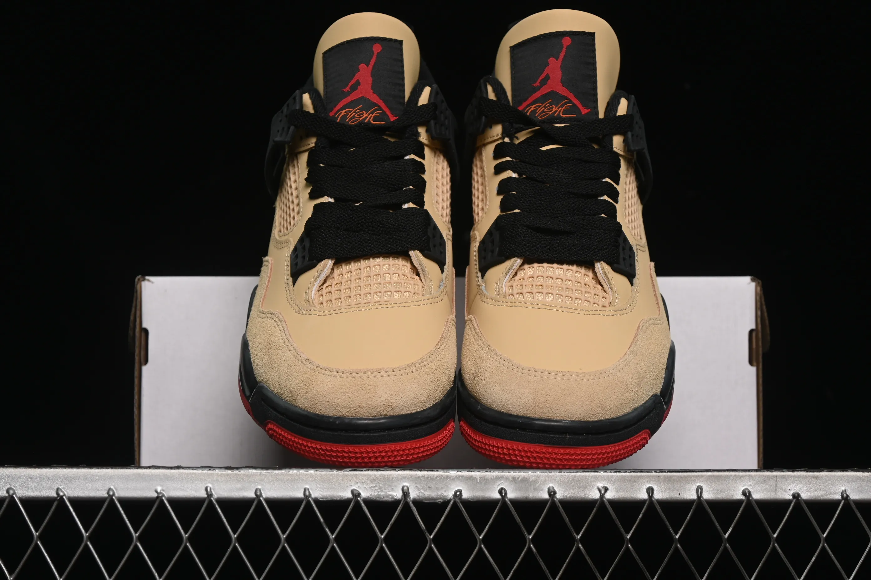 All categories Air Jordan Jordan series basketball shoes Air Jordan 4 Air Jordan 4 Retro "Pizza" AJ4 Joe 4 Pizza Brown IH2094-200